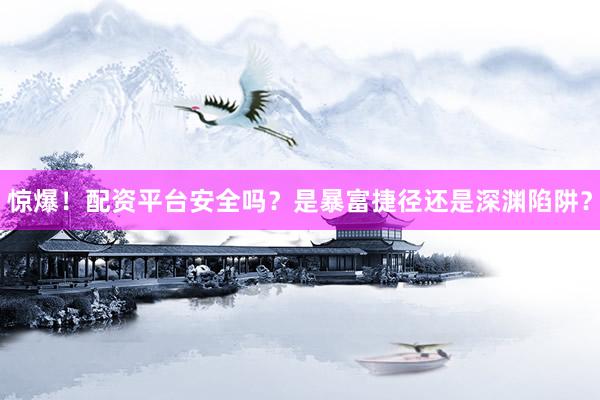 惊爆！配资平台安全吗？是暴富捷径还是深渊陷阱？